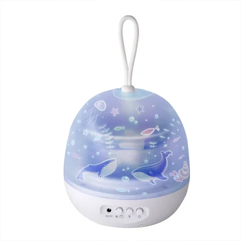 

Night Light Projector Delicacy 4 Set Films 360° Rotating 8 Lighting Modes LED Night Lights Lamp for Kids Baby Bedroom Decoration