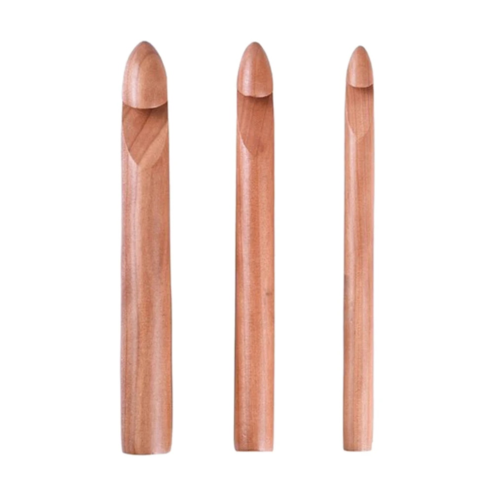 3 шт./компл. деревянные крючки Вязание иглы швейные инструменты DIY шарф инструмент