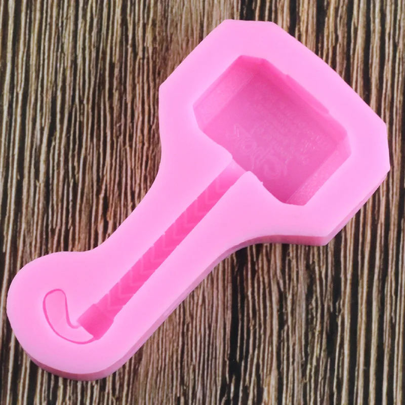 3D Thor Hammer силиконовая помадка для кекса, инструменты для украшения торта на день рождения, полимерная глина, формы для конфет, шоколадная мастика