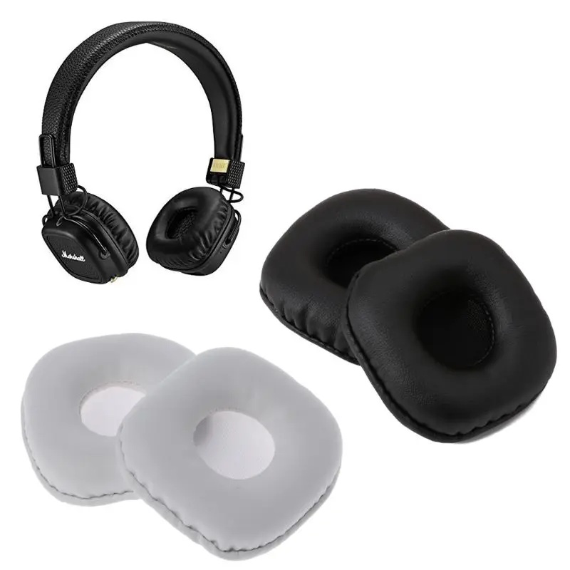 

Leather Headphone Ear pads for MARSHALL MAJOR I II Earbud Earphone Foam Pad Cushion Sponge Covers 77UA