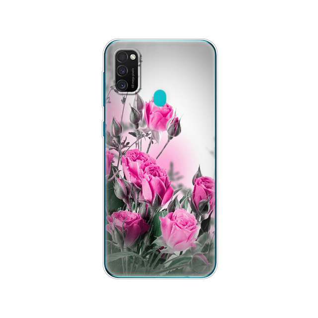 Samsung M21 Case 6.4" Soft Silicon Tpu Cover For Samsung Galaxy M21 M 21 SM-M215FZGUSER m215 Phone Back Shell Bumper Funda