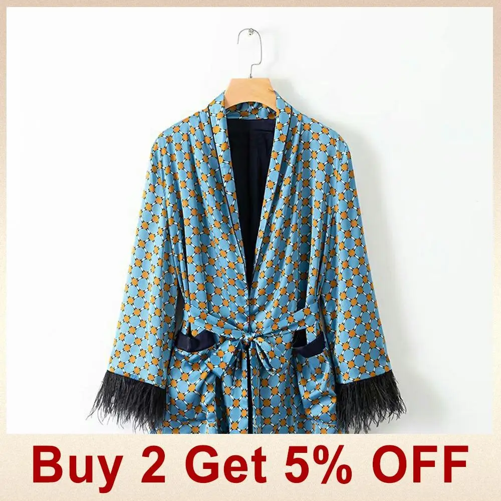 Jocoo Jolee модная куртка для женщин свободные кимоно пальто галстук-бабочка пояса карманы кисточкой украшения верхняя одежда негабаритных дам Осень