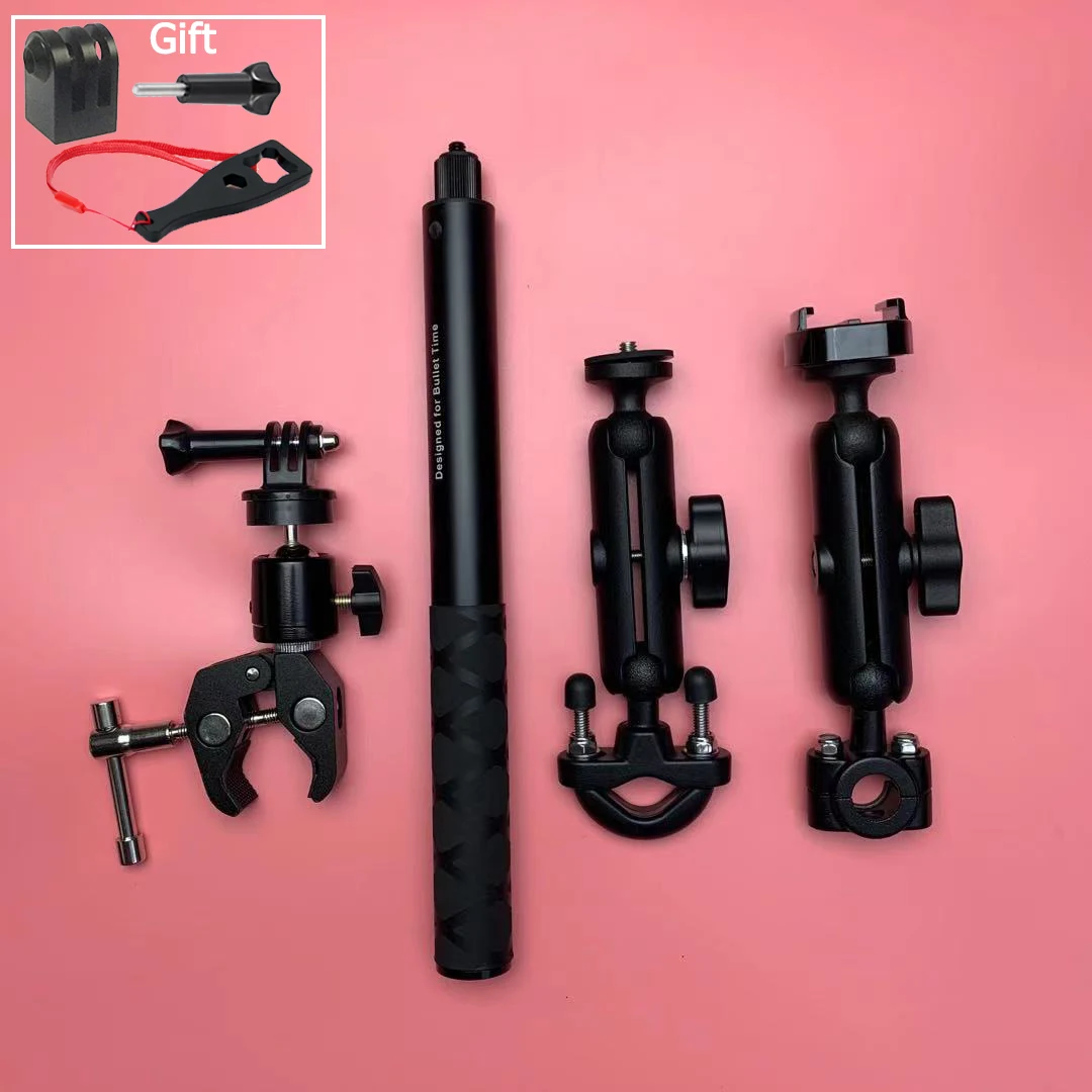 Держатель мотоциклетной камеры ONE X2 кронштейн крепления на руль для GoPro DJI & Insta360