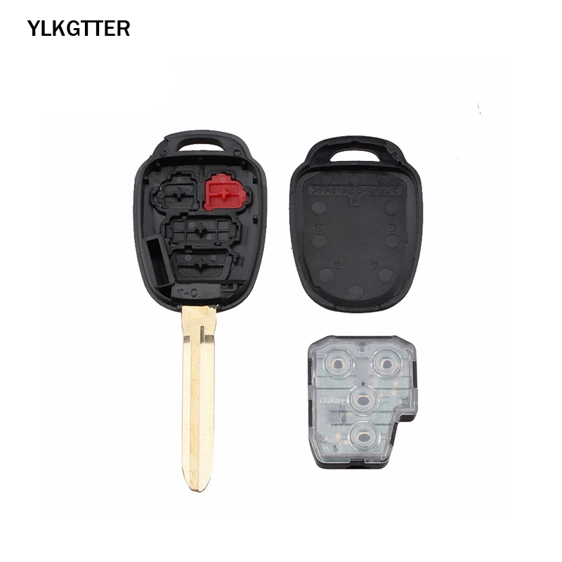 YLKGTTER 315 МГц 3+ 1 кнопки дистанционного ключа для Toyota Highlander- для Toyota RAV4 2013- с GQ4-52T чипом транспондера H