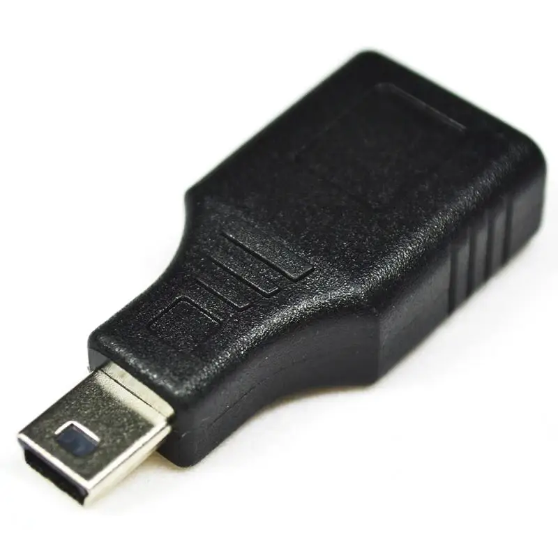 Новинка 1 шт. чёрный переходник с USB 2 0 Мама на Micro B 5 Pin папа адаптер OTG для