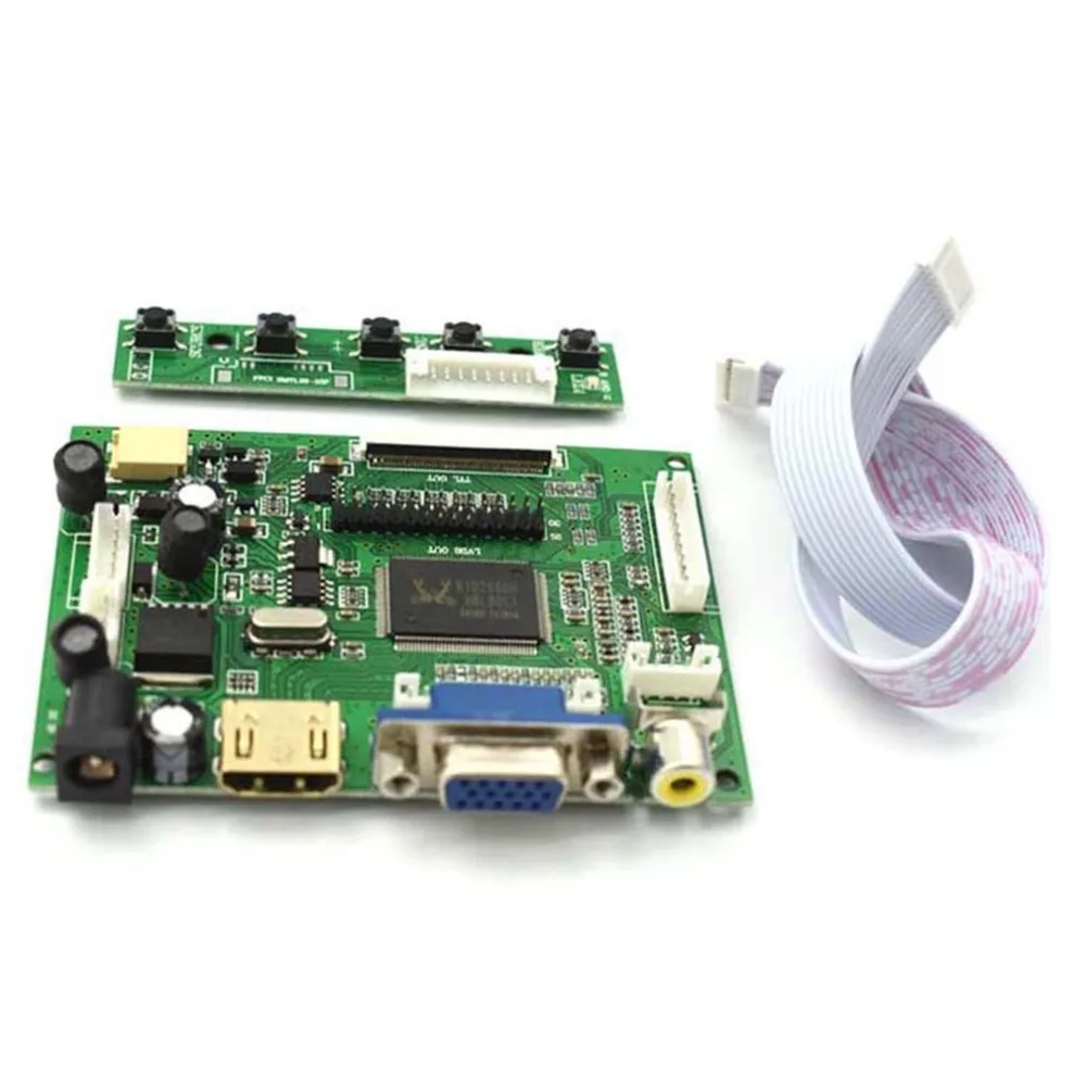 HDMI VGA 2AV LVDS ACC ttl жк-дисплей Контроллер 50pin плата комплект для 7 8 9 дюймов ЖК-монитор Raspberry Banana Pi