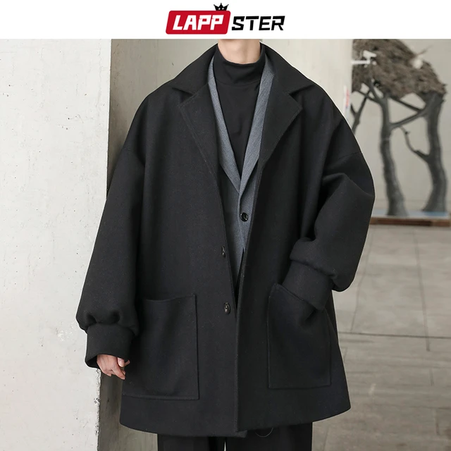 Men's Black Coats & Jackets