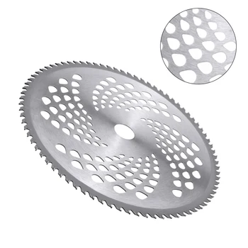 

10'' 80T Circular Trimmer Blade Quality Alloy Brush Cutter Blade Saw Blade Wheel Disc For Garden Lawn Mower Tool Accessories