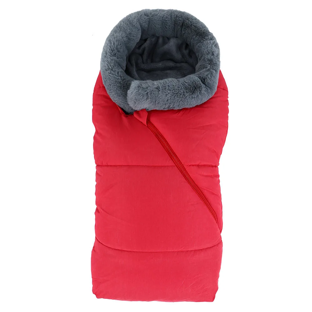 Зимний спальный мешок для малышей; конверт для коляски; теплая муфта для ног; спальный мешок для коляски; ветронепроницаемое Хлопковое одеяло для новорожденных - Цвет: As Pic