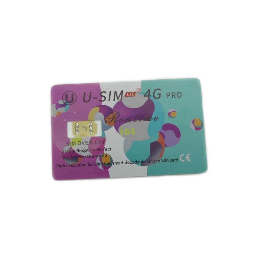 1pc U Sim 4g Pro Unlock Sim Card For Iphone 6s 7 8 Plus X Xr Xs Max 11 11pro 11 Pro Max 12 12mini 12pro For Ios 14 8 Ios15 Aliexpress Mobile
