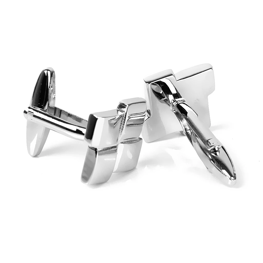 Phenovo Unique Men's silver color Geometric Dress Shirt Cufflinks Cuff Links Wedding Groom Anniversary Cufflinks Fashion Jewelry