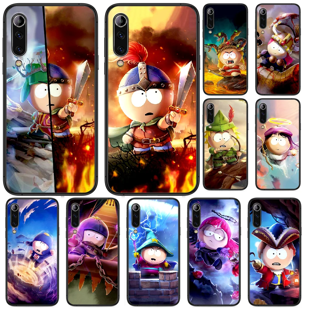 

Souths Cartoon Park funny Phone case For Xiaomi Mi note 10 A3 9 MAX 3 A2 8 9 Lite Pro ultra black cover silicone bumper tpu