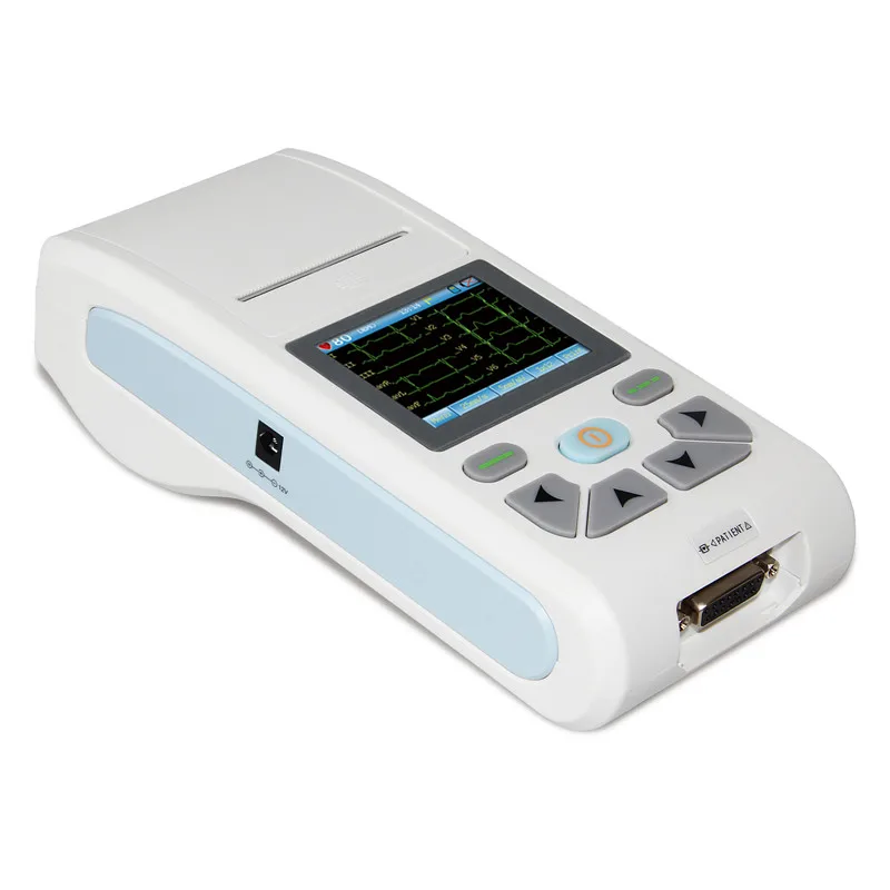 CONTEC ECG90A Portable Hand-held 12 Channel 3/6/12-lead Touch Screen ECG EKG Machine Software