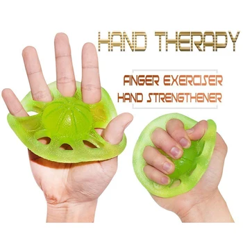 

O Shaped Handshake Strengener Finger Exerciser Ring Tension Wrist Training High Quality And Good Elasticity