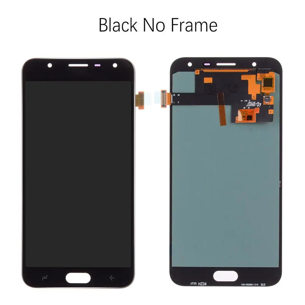 AMOLED дисплей для SAMSUNG Galaxy Note 2 lcd сенсорный экран дигитайзер с рамкой Замена Note II N7105 N7100 - Color: Blcak No Frame