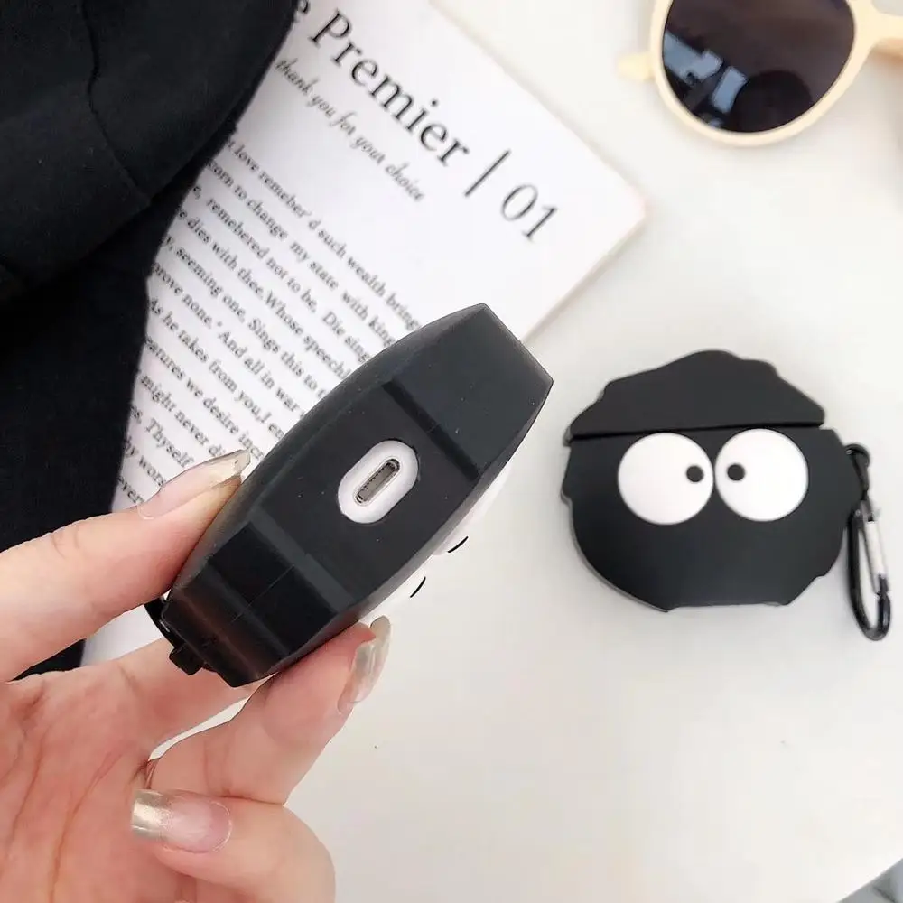 Забавные мультяшные Чехлы для Airpods Bluetooth защитный чехол для наушников Забавный милый 3D силиконовый чехол Капа для Air pods аксессуары ключ