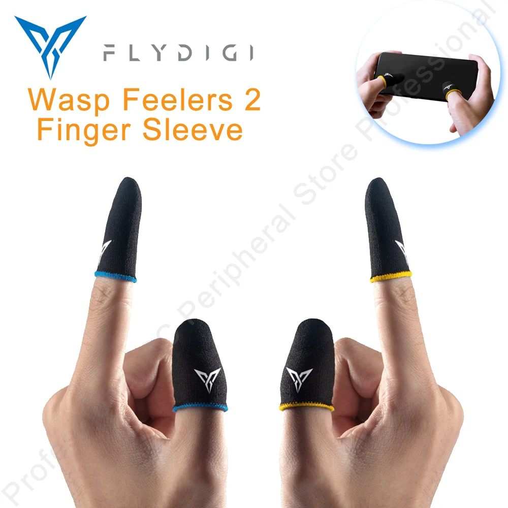 

NEW Flydigi Feelers 2 Finger Sleeve Beehive 2 Sleep-proof Sweat-proof Games Thumbs Finger Sleeve for PUBG Mobile Finger Sleeve
