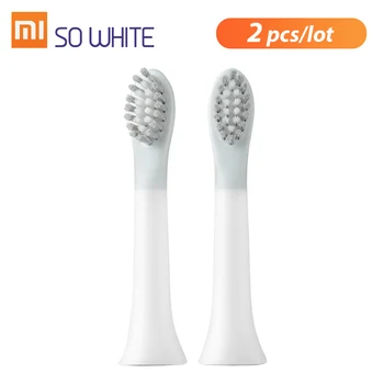

2pcs Toothbrush Heads Replacement for SOOCAS/PINJING Ultrasonic Electric Toothbrush Waterproof Deep Clean Smart Toothbrush Head