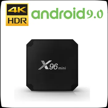 

X96 Mini Android 9.0 Smart TV BOX S905W Quad Core 2G 16G X96mini TVBox support 2.4G Wireless WIFI 4K Media Player Set-Top Box