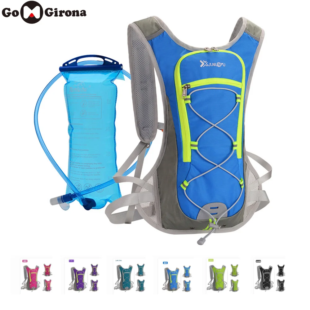 Top 2In 1 Cycling Backpack Water Bag Waterproof Shoulder Backpack Ultralight Sport Riding MTB Hydration Backpack Running Bicycle Bag 0