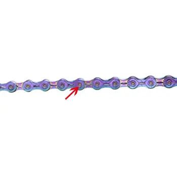 

12 Speed Rainbow Colorful Bicycle Chain Missing 126 Links for MTB Mountain Bike 425E