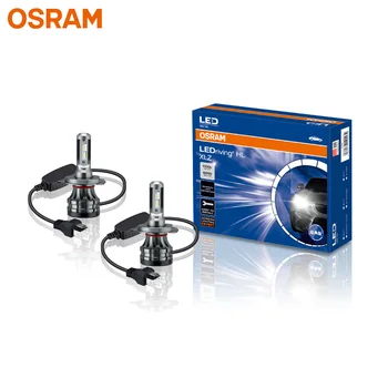 

OSRAM H4 9003 XLZ CLASSIC LED Headlight 6000K Fashion White Car LED Lamps Auto Bulbs +120% Brightness A6204CW Original, 2PCS