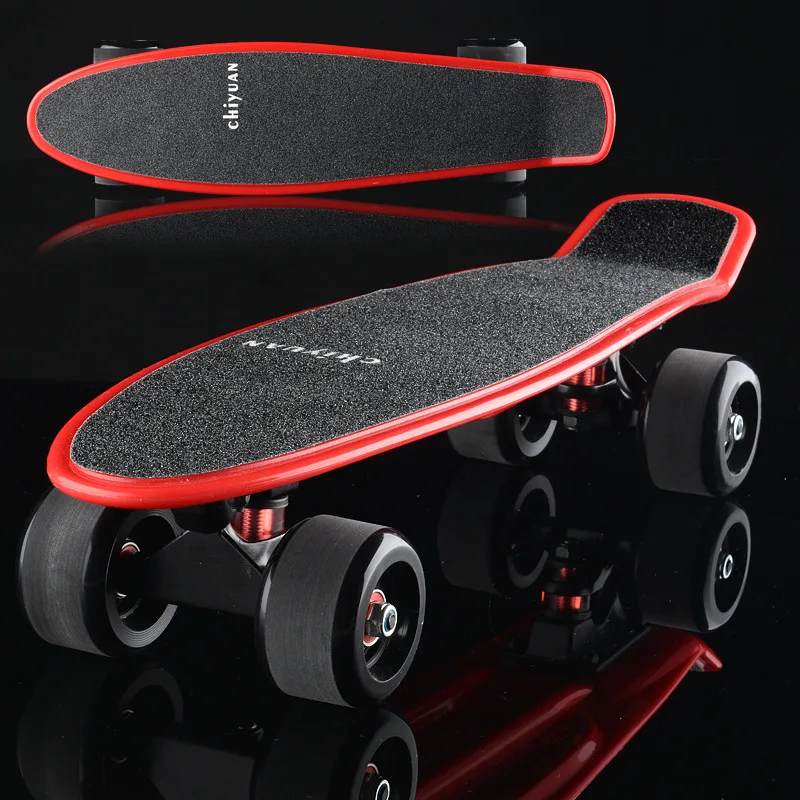 

A Generation of Fat Flash Single Rocker Skateboard Adult Fish Skateboard Banana Board Children Four-wheel Scooter Manufacturers