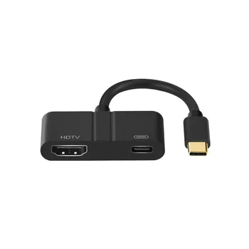 

High Quality Aluminum Alloy Shell Copper Core USB C TO HDMI Adapter Type C TO HDMI 4K 60Hz Converter Support PD Charge