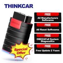 Thinkcar thinkdiag obd2 scanner obd 2 leitor de código todos os sistemas diagnóstico do carro 15 redefinir pensar diag pk x431 easydiag 3.0 ap200 golo