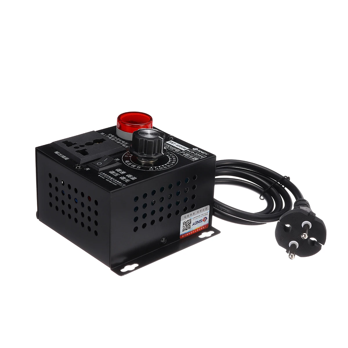 Высокомощный двигатель вентилятор 18A AC 220V 4000W регулятор напряжения тиристорный электронный регулятор переменной скорости