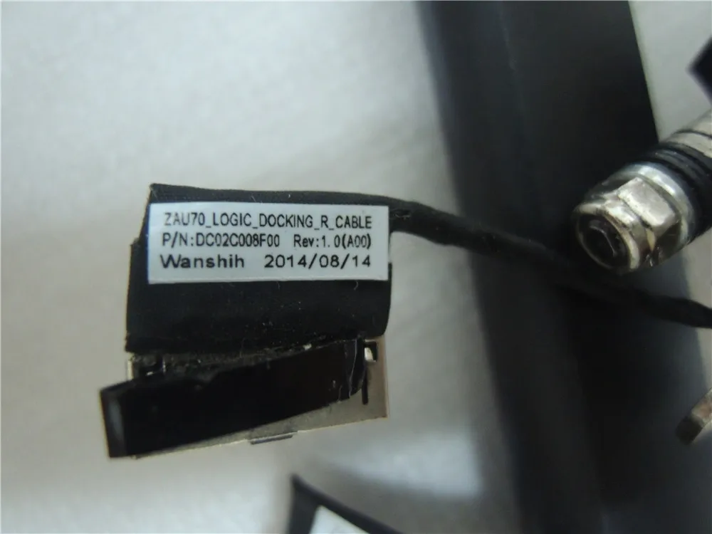 Для DELL широта 7350 Мобильная клавиатура док петли крышка+ кабель CHA01 DC02C008E00