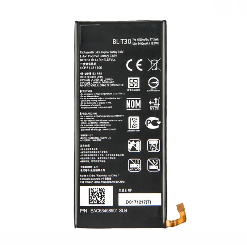 Original Battery BL-T30 4500mAh For LG X Power 2 II L64VL M320F M320N M322 