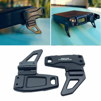 

Aluminum Alloy Pterosaurs Stand For Yaesu Ft-818Nd 817Nd Hf For Ham Radio Windcamp Aluminum Alloy Stand