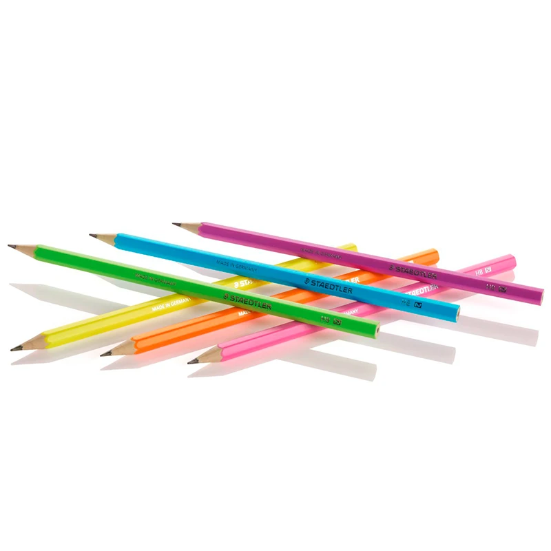 12 шт. немецкий STAEDTLER WOPEX 180/182 карандаш для учеников начальной школы HB/2B/2 H Эскиз Рисование съедобный материал
