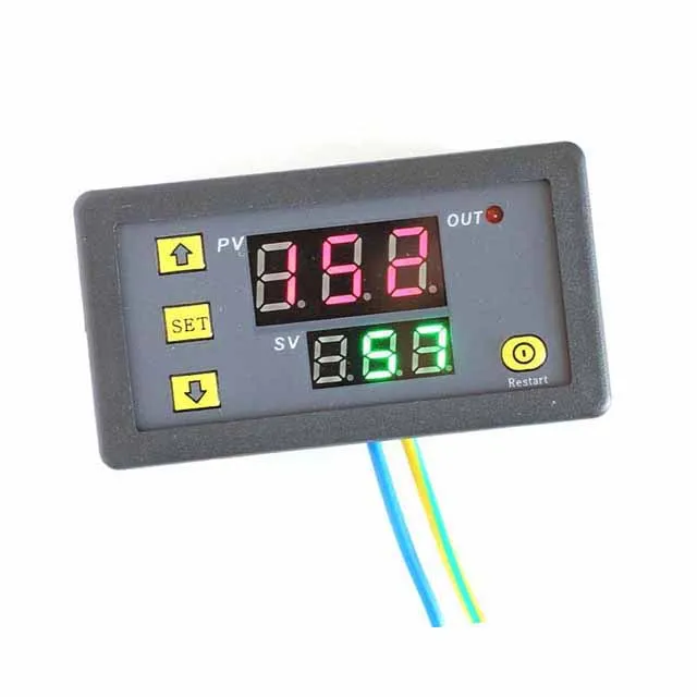 

A23-- DC 12V Upgrade Cycle Timer Delay Dual Display Functions Setting Relay Module
