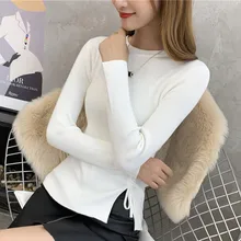 Пуловер(2-ой этаж, 3-й F район, 1-й этаж), реальное фото нового осеннего плинтуса в корейской версии года