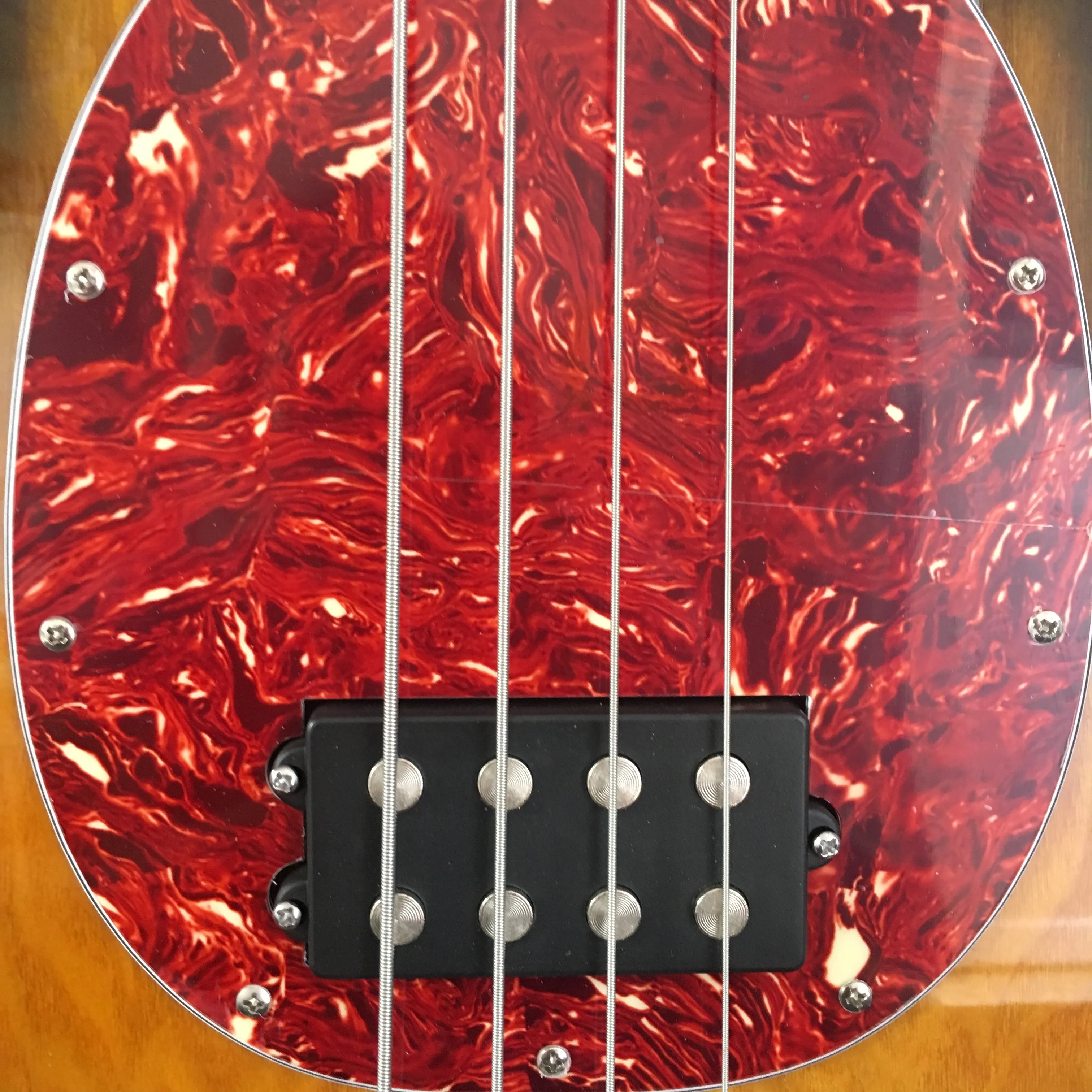 Новое поступление Китай fretless 4 струны для электрической Басс гитары в винтажном Sunburst для продажи