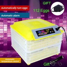 112 Egg Digital Egg Incubator Machine Automatic Hatchery Clear Turning Temperature Control Farm Chicken Egg Incubator Controller 112 Egg Digital Egg Incubator Machine Automatic Hatchery Clear Turning Temperature Control Farm Chicken Egg Incubator Controller
