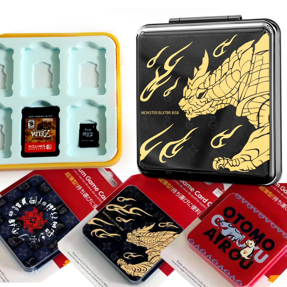 Game Card Case for Nintendo Switch Protective Shockproof Cartridge Holder  Carrying Storage Box with 12 Slots for Nintendo Switch - AliExpress  Consumer Electronics