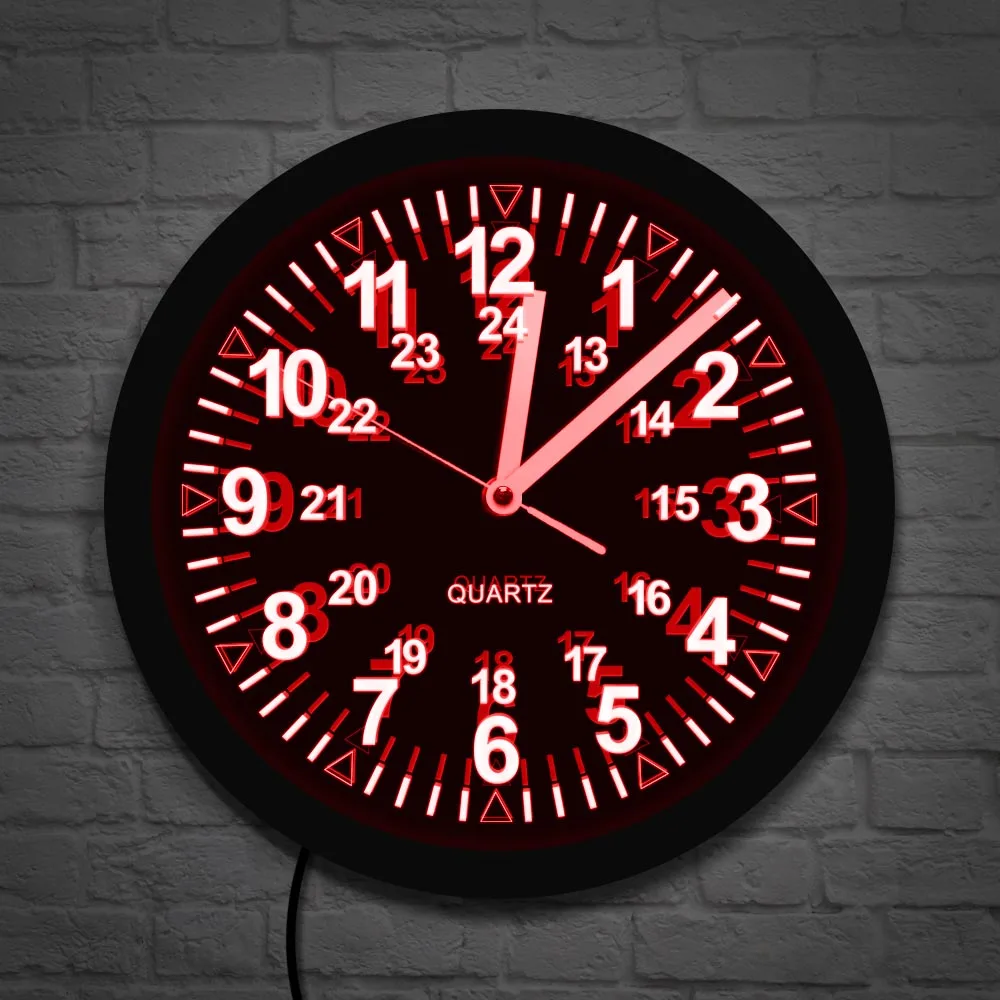 Relogio de 24 horas Clearance