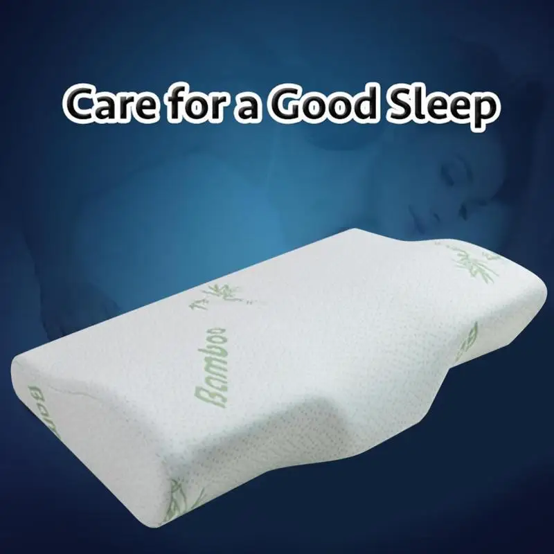 Memory Foam постельные принадлежности защитная подушка для шеи медленный отскок Подушка-бабочка здоровья затылочный шейный размер 50*30 см