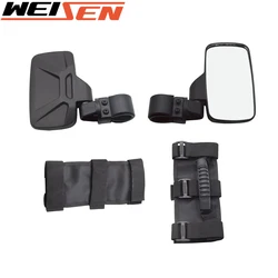 Rétroviseur de course à Vision large, 1.5 " 2", pour Polaris RZR Ranger 800 1000 XP 900 /Can Am Maverick X3 Commander, accessoires UTV 
