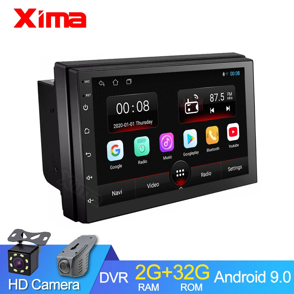 Автомобильная Мультимедийная система XIMA 2 Гб ОЗУ Android 9 0 Din автомагнитола