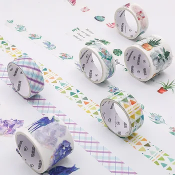

4pcs/lot Kawaii Washi Tape Set Fall Plant Masking Tape for Planner Office Adhesive Tape DIY Stickers Scrapbooking Stationery