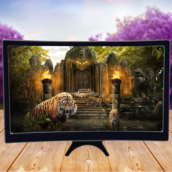 

Mobile Phone Screen Magnifier 12 Inch HD Video Amplifier Stand for Smartphone LFX-ING