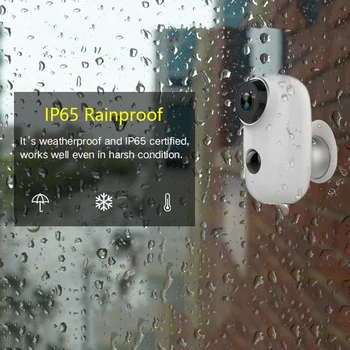 

Smart Security Camera Waterproof Home Wall Mount Night Vision Motion Detection Low Energy Consumption Wifi Camera