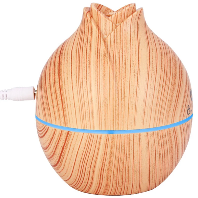 Top Deals 150Ml USB Wood Grain Electric Aromatherapy Essential Oil Diffuser LED Light Ultrasonic Air Humidifier Household Aroma