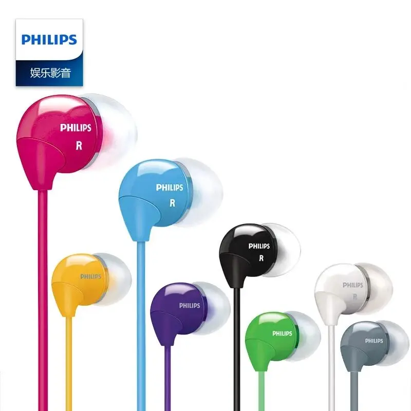 Профессиональные наушники вкладыши Philips SHE3590 с многоцветным выбором