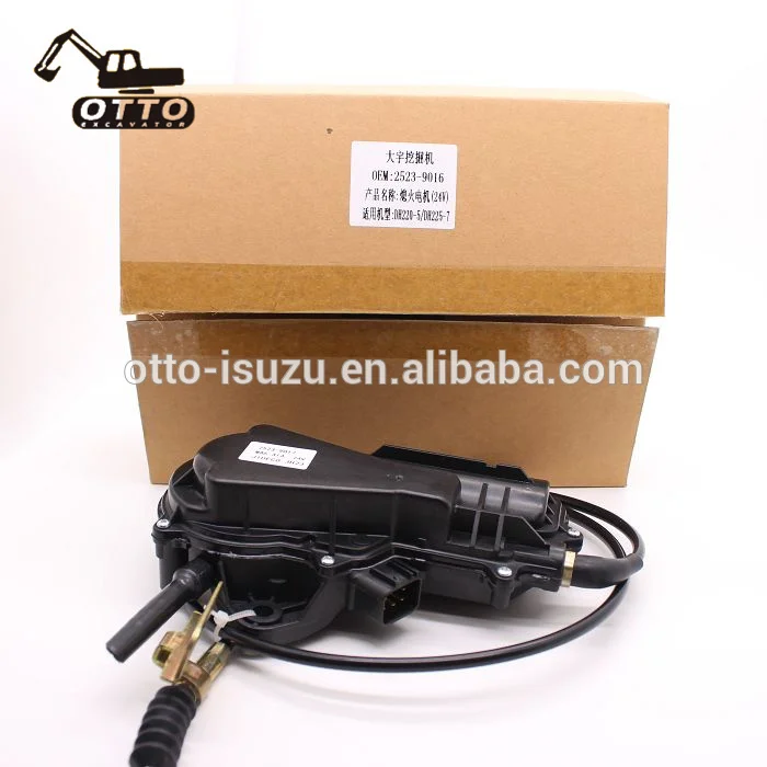 

DH215-7 DH220-5 DH225-7 SOLAR 340LC-7 Excavator Engine Stop Motor 2523-9016