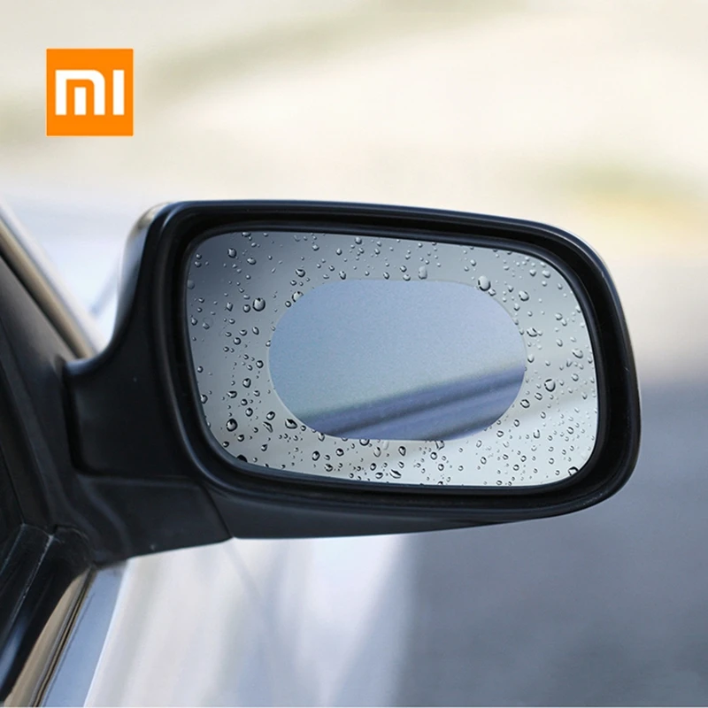 2 шт./компл. Xiaomi Автомобильная Защитная пленка для зеркала заднего вида